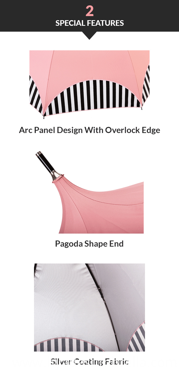 Silver Coating Pagoda Umbrella Silver Coating Pagoda Umbrella